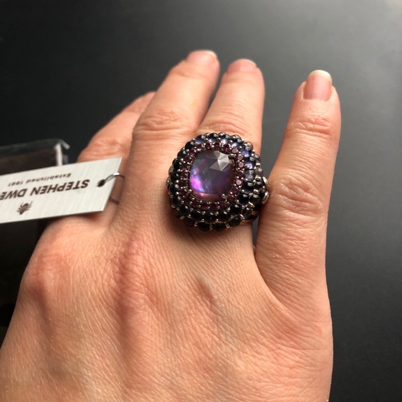 NWT Stephen Dweck Multi-Stone Ring - Picture 2 of 7